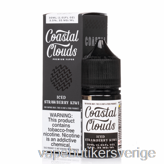 Vape Sverige Iced Jordgubbskiwi - Kustsalter - 30ml 50mg